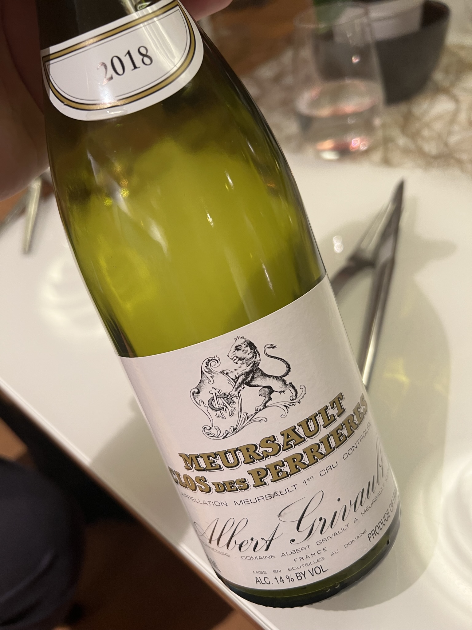Albert Grivault Meursault Premier Cru Clos des Perrieres | Vinify