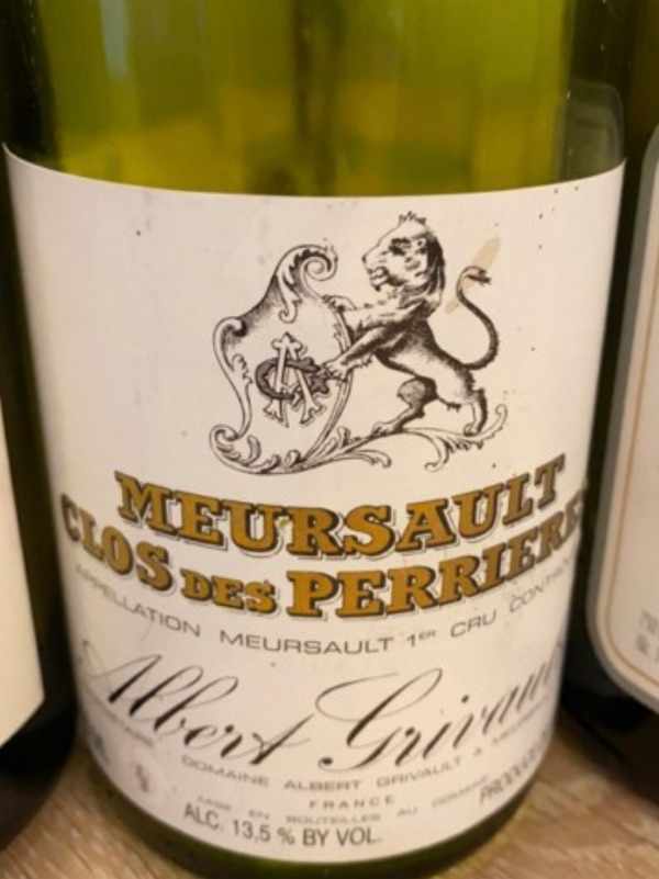 Albert Grivault Meursault Premier Cru Clos des Perrieres | Vinify